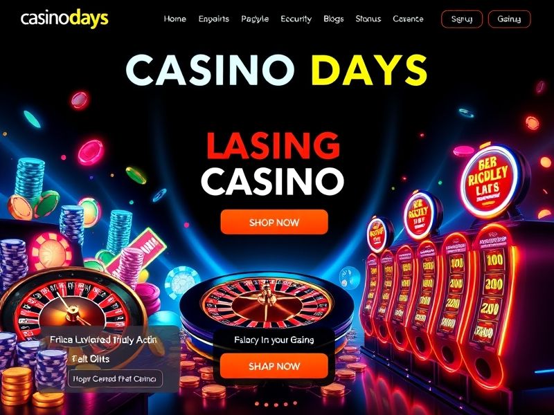 Casino Days is your premier destination for online casino gaming in India.